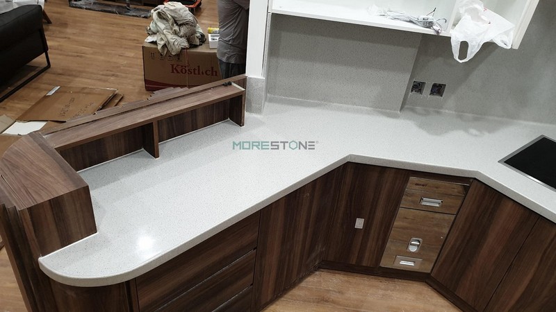 * Đá ốp bếp Solid Surface chống ngấm chống ố cao cấp